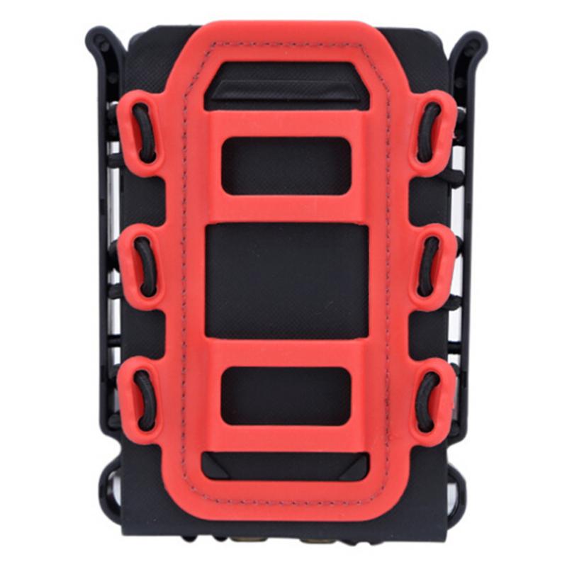 Тактическая сумка для журналов 9 мм, кобура для страйкбола, охоты и стрельбы, держатель для винтовки, мягкая сумка для переноски с зажимом для ремня