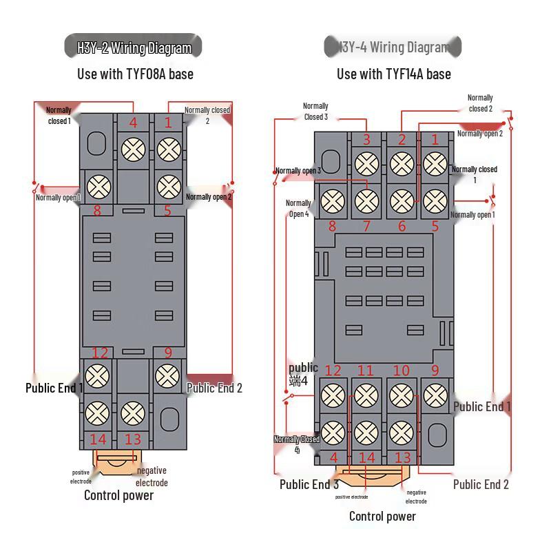 H3Y-2 Series Cyclic Time Delay Relay (220V, Dual Display)