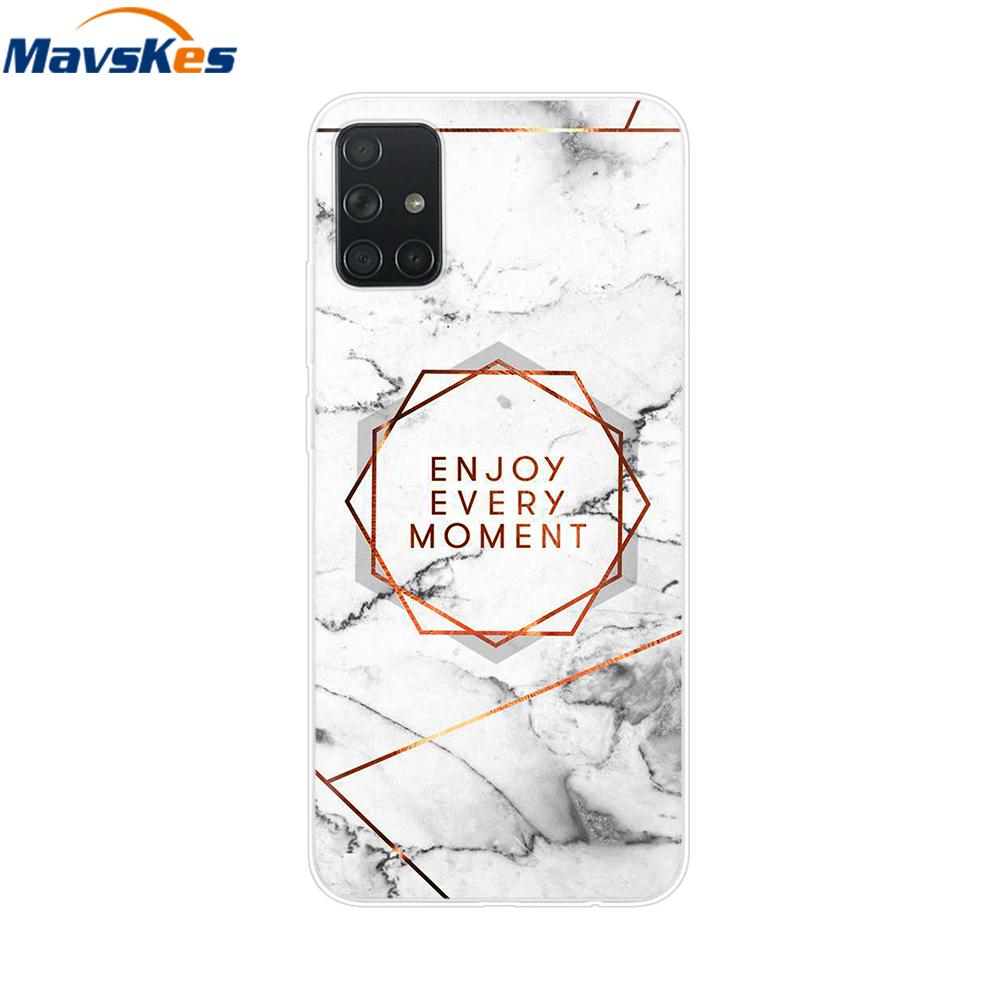 Чехол для Samsung Galaxy A51 Силиконовый Прозрачная Задняя Крышка Чехол для Телефона для Samsung Galaxy A71 SM-A715F A515F A 51 71 Чехол Fundas