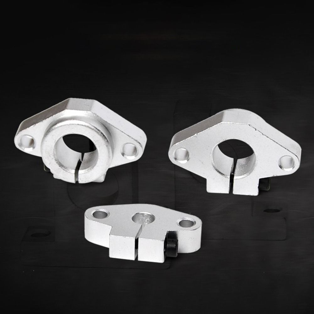 1 шт. Опора вала направляющей фрезера с ЧПУ, держатель стержня из алюминиевого сплава, новый линейный подшипник, деталь для 3D-принтера