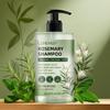 Rosemary Shampoo-Deeply Clean and Moisturize Hair Dirt & Oil-Improves Hair Texture-Prevents Breakage & Split Ends,300ml