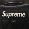 Supreme 20FW Коллаборация со Смурфиками Кожаная куртка-бомбер из овчины Мужская Б/у