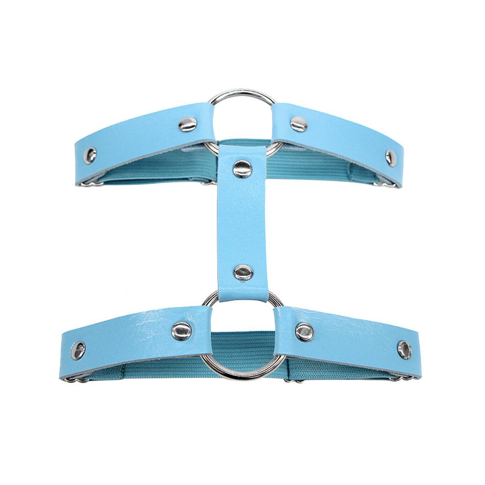 Регулируемая панк пижама подвязка для ног пояс для чулок кольцо для бедра готика