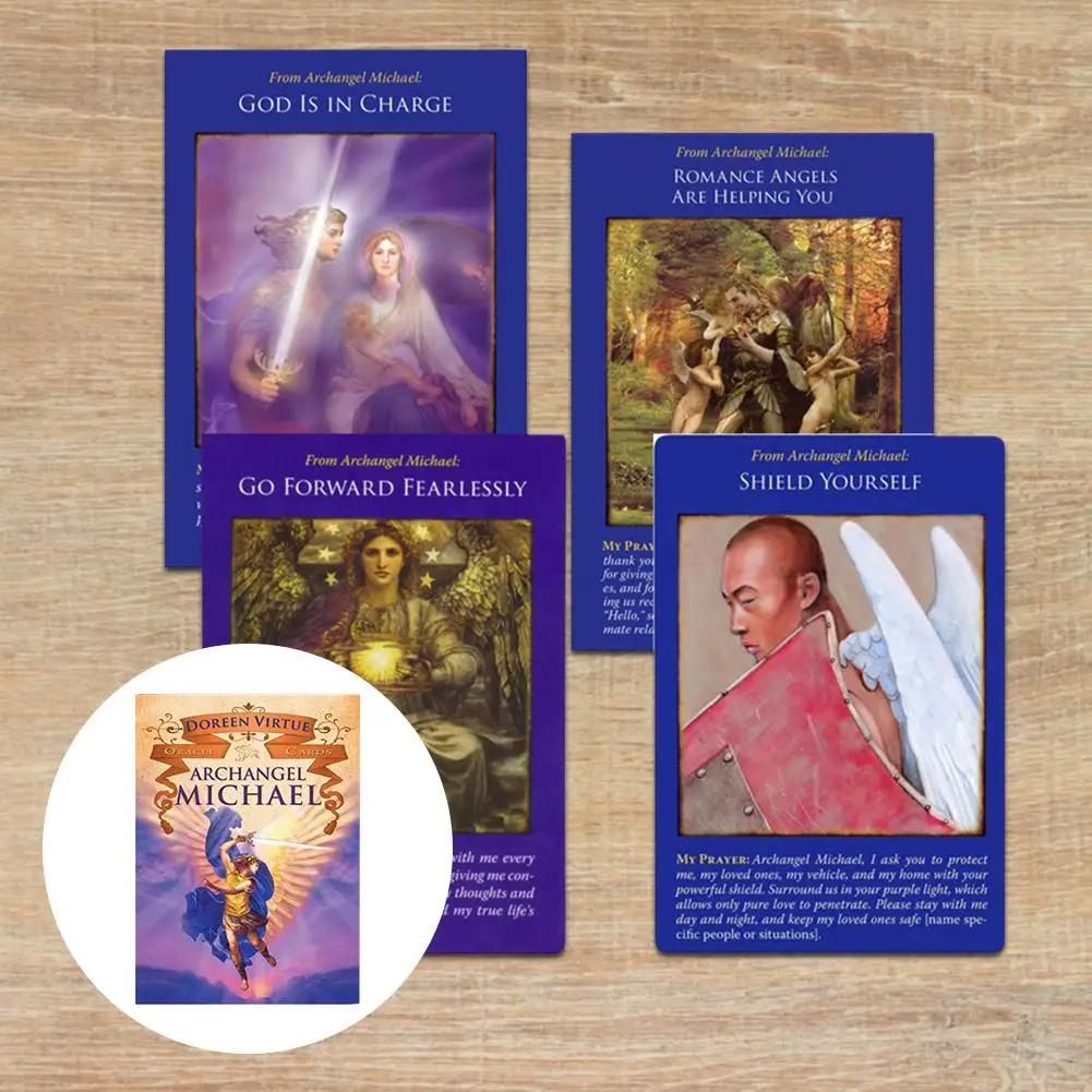 Архангел Михаил Оракул Карты Таро Настольные Игры Английская Смешная Колода Стол для Семей Вечеринка