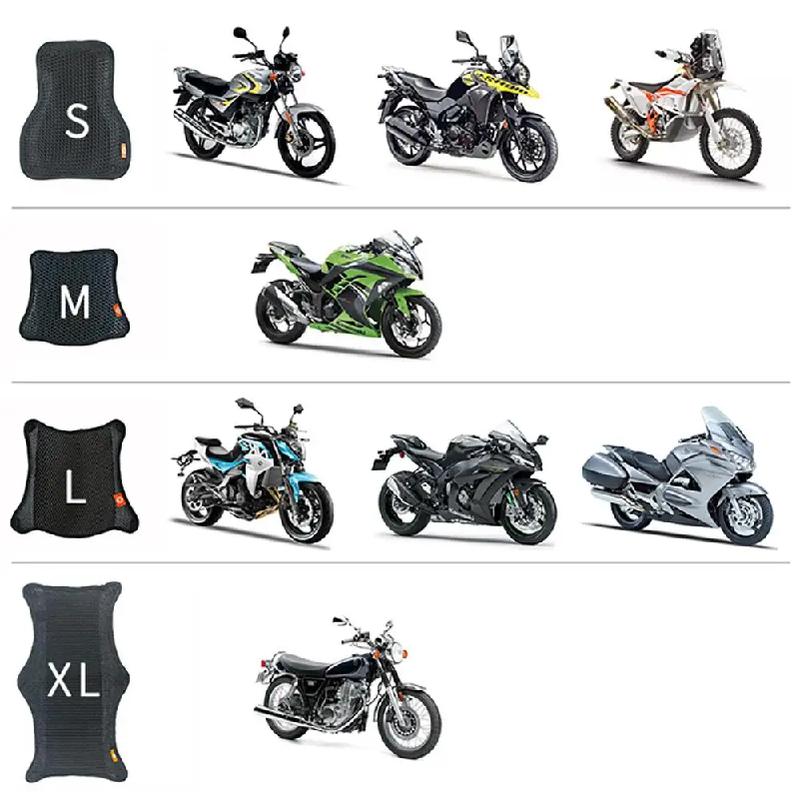 Motorcycle Seat Cushion Cover 3D Mesh Protector ulation Cushion Honeycomb Motorcycle Seat Cover Cushion Universal for Electri