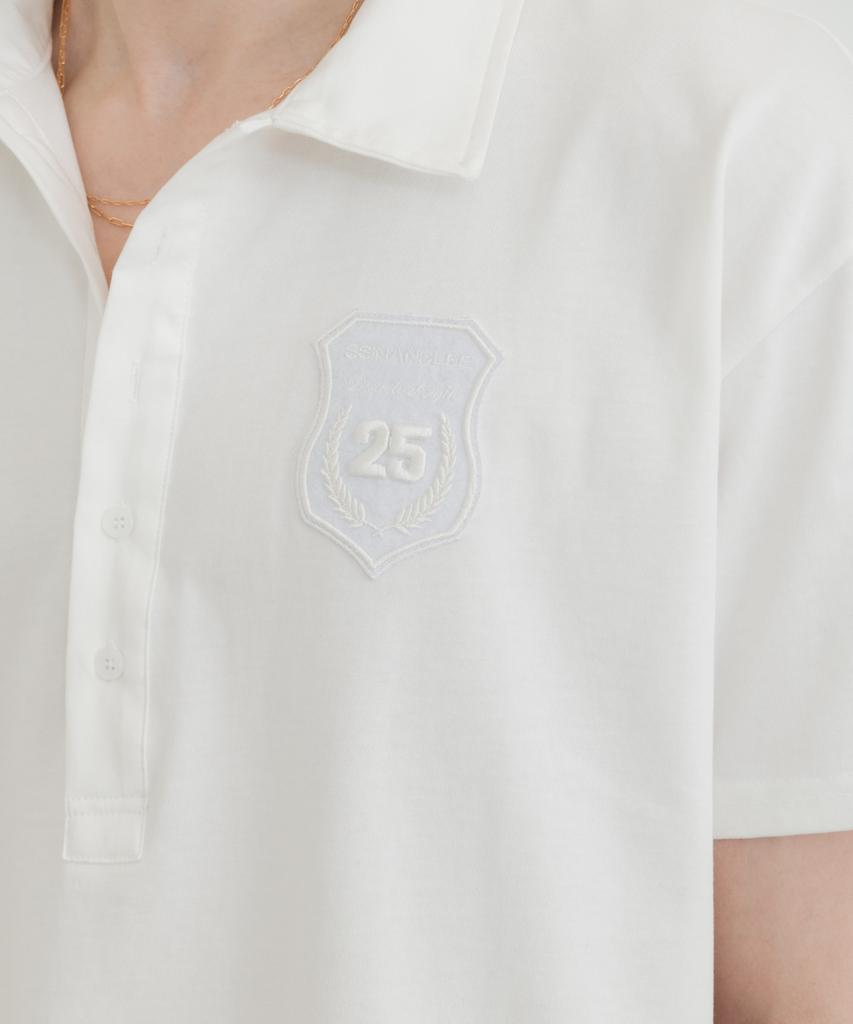 SSIN AND LEE 25 Root Polo Shirt White