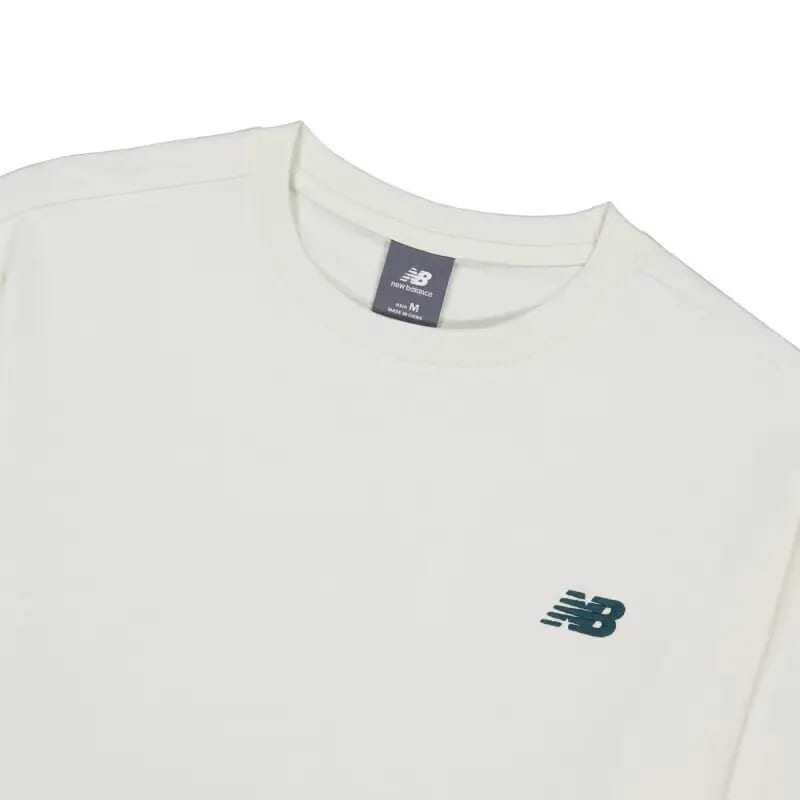 New Balance Мужская белая футболка SS24 AMT42323-CIC
