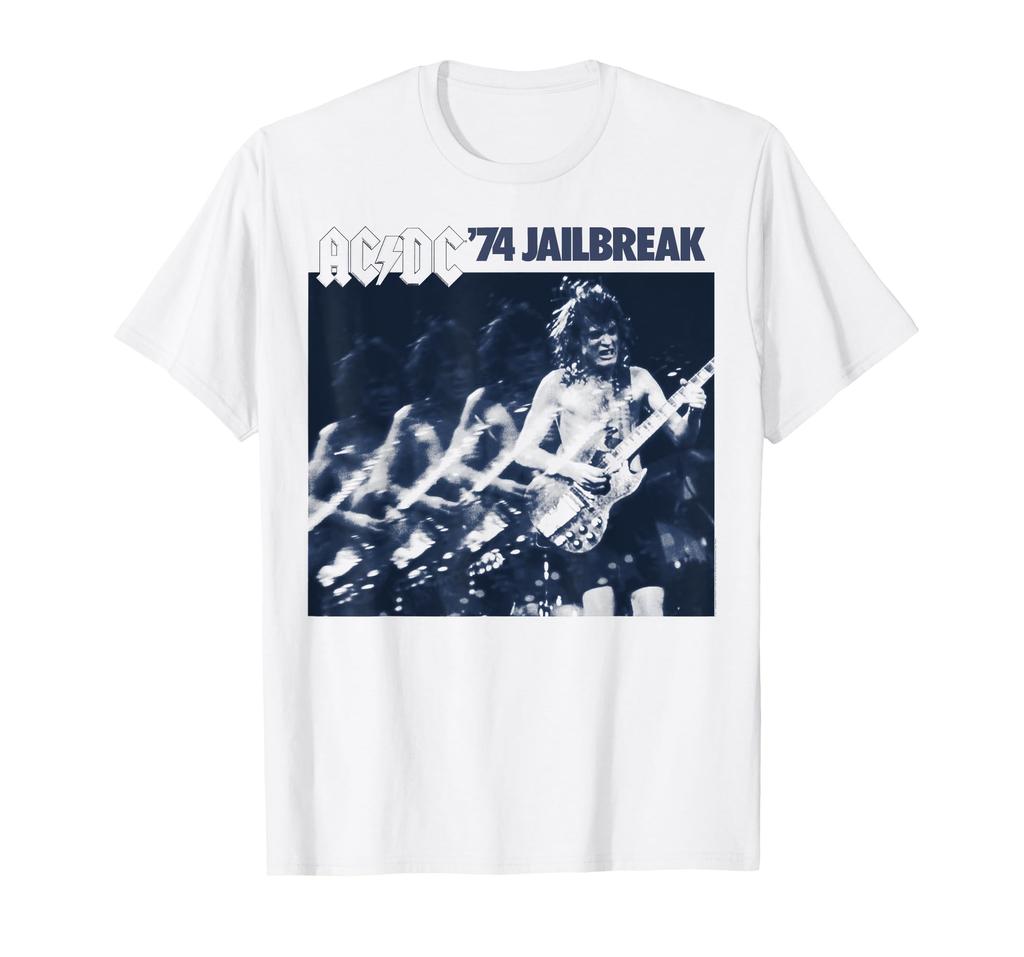 AC/DC - '74 Jailbreak EP Artwork Faded T-Shirt