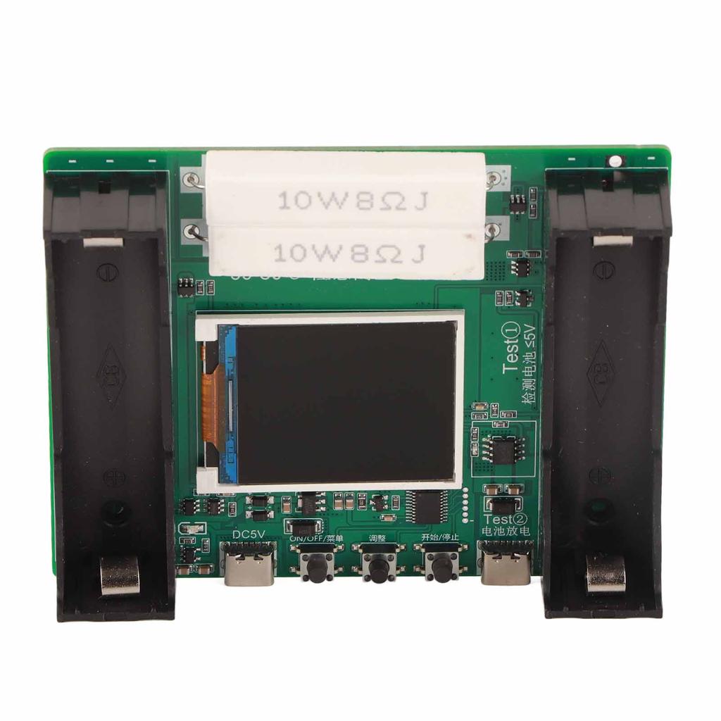 Тестер внутреннего сопротивления аккумулятора 1,77-дюймовый ЖК-дисплей, режимы, регулируемая емкость литиевой батареи 18650