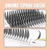 12 рядов пучковых ресниц набор Comic Spire Mink Lashes Extensions отдельные ресницы инструменты для макияжа глаз