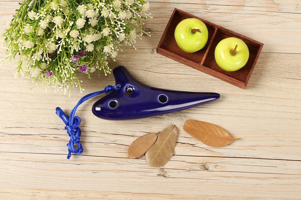 TNG Сопрано Окарина Синяя 12 Отверстий SC Люкс