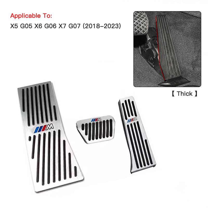 BMW Автомобильные педали тормоза и газа Аксессуары для BMW 1 2 3 4 5 7 Серии Для BMW F12 F13 G30 G32 F34 F40 F45 F46 X1 X2 X3 X5 X4