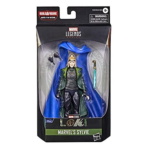 Hasbro Marvel Legends Series ЛОКИ Сильвия 6-дюймовая фигурка F1097, Аутентичная, с деталями для сборки фигурки
