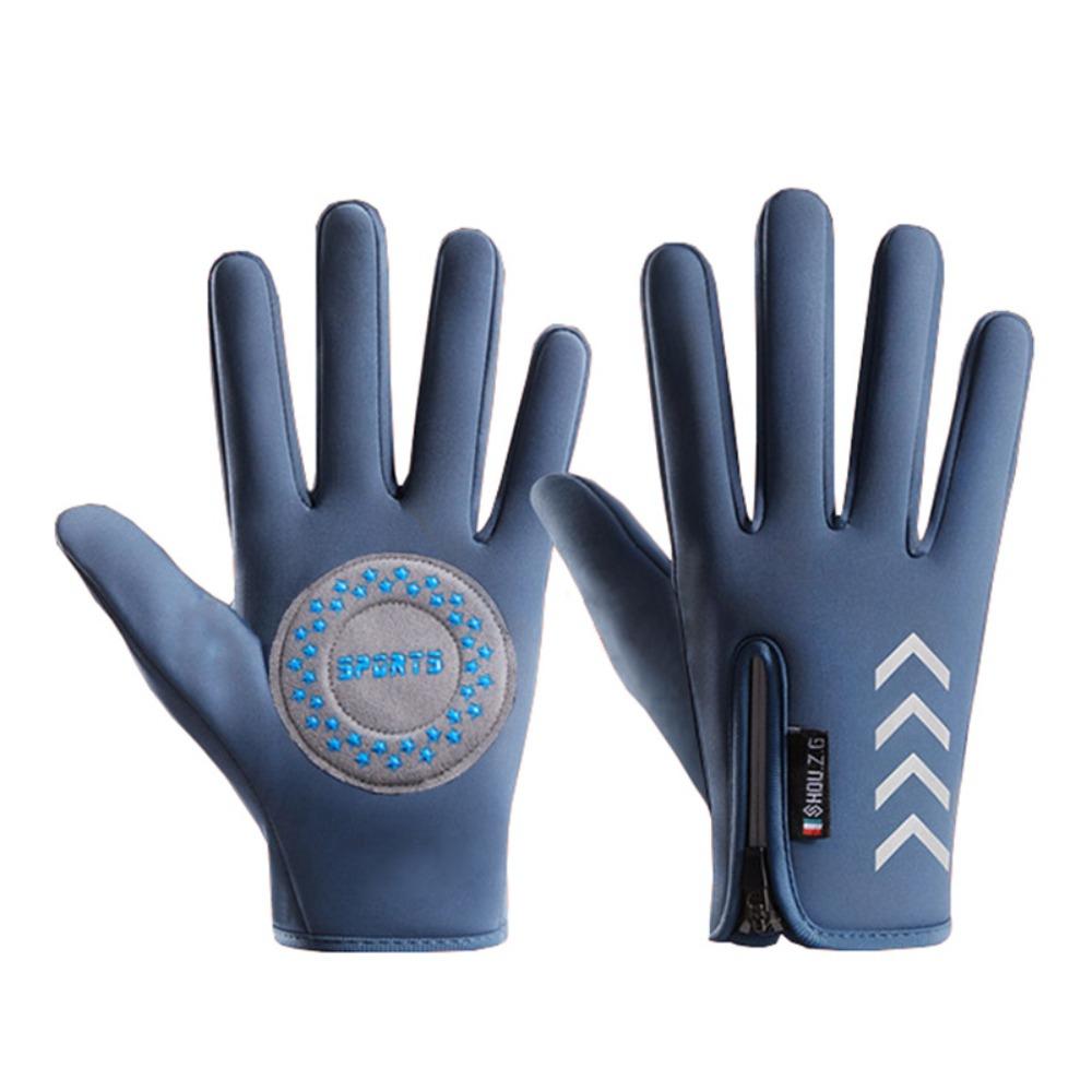 Cold Wingproof Warm Kids Gloves with Zipper Bicycle Sports Mittens  Kids Gift