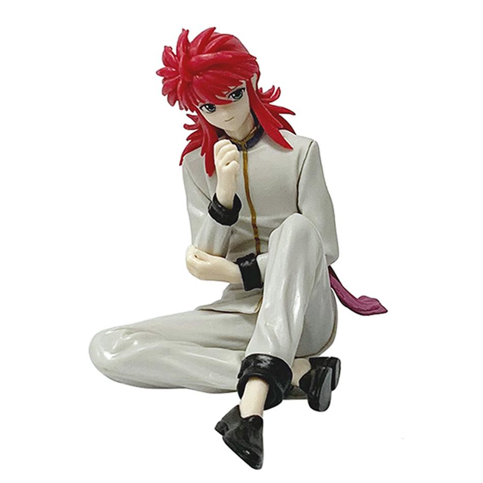 9 см YuYu Hakusho Урамеши Юсуке Курама Сидячая поза Аниме Модель Игрушки ПВХ Модель Коллекционная Кукла Подарок на День Рождения