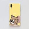 Transparent Case for Samsung A04 A14 A23 M33 M53 Realme 10 9 C35 C55 VIVO X80 Infinix Hot 30 Note 11 Tecno Spark 8P Pro C-43 Cute Tom Jerry Cat Mouse
