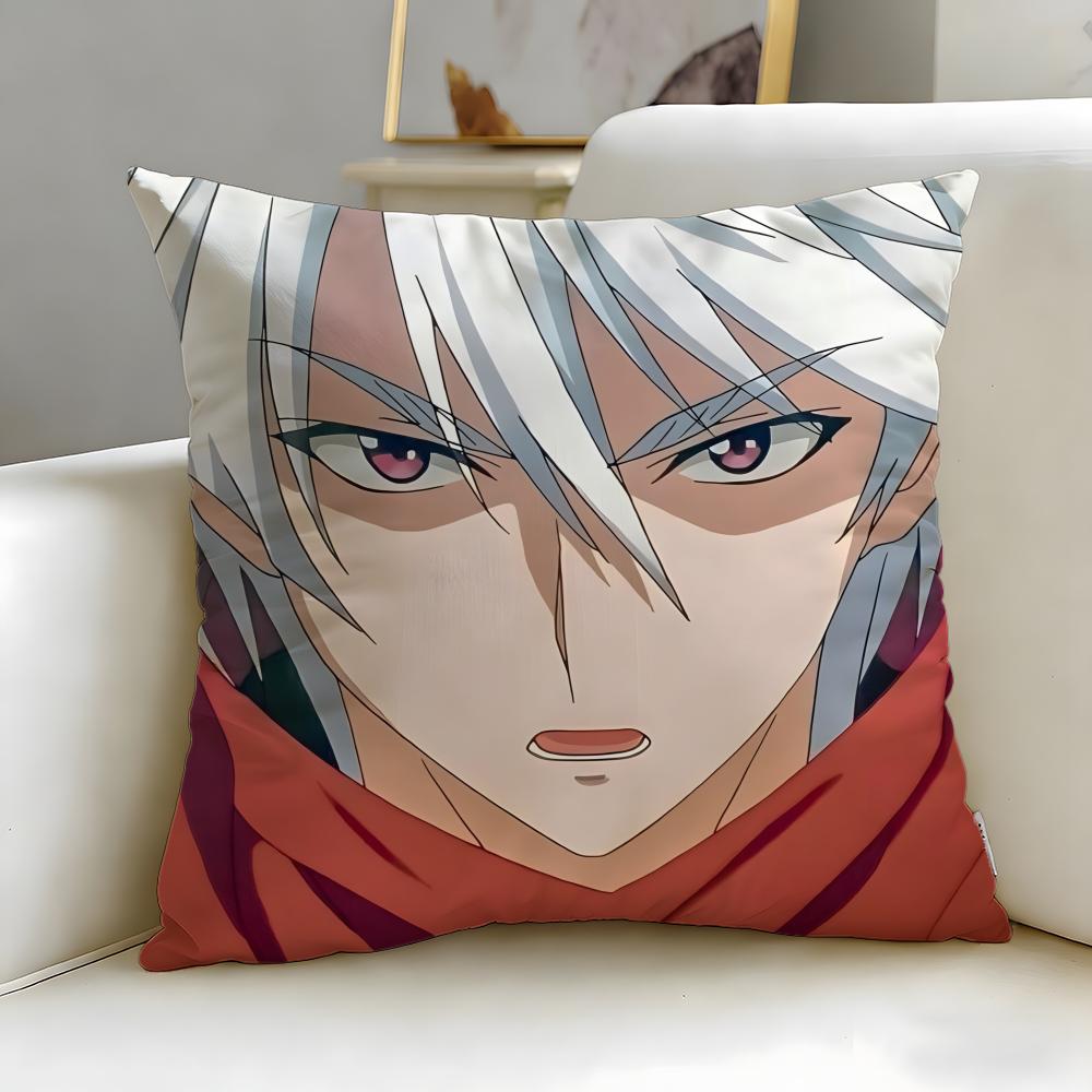 anime Plunderer Cushion Cover Soft  EasyWash Pillow Case  Versatile for Couch Bed Travel and Office