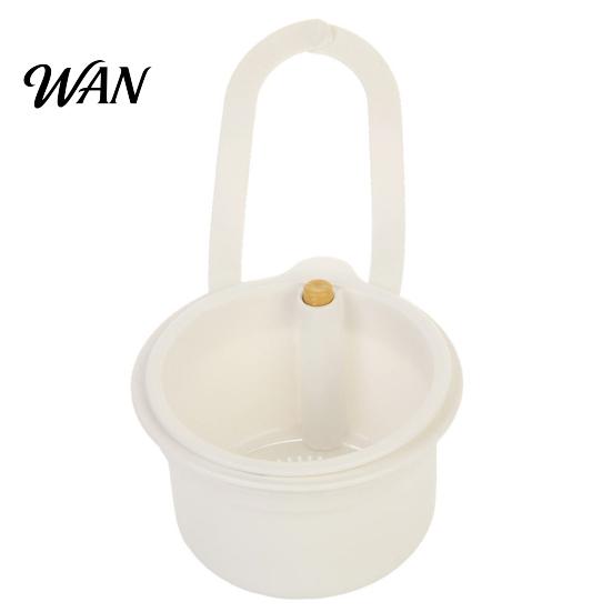 Water Drainage Sink Basket Kitchen Drain Basket, Corner Food Scrap Collector, Waste Durable Easy-Clean Utility for Fruits Vegetables Trap