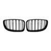 Автомобильная глянцевая черная решетка, передняя решетка для почек для BMW E81 E87 E82 E88 128I 130I 135I Selected 07-11, двойные ламели, двухлинейные грили