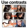Natural Hair Dye Cream, Fashion Gray Silver Color Super Gray Hair Cream, Silver Gray Hair Dye Cream for All Hair Types