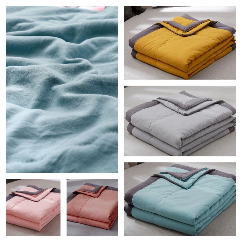 Polyester Fiber Filled Air Conditioner Blanket Ideal For Kids And Students