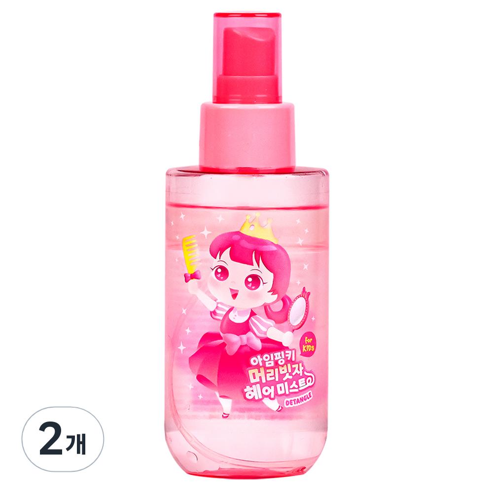 Спрей для волос Pink Princess I'm Pinky Hairbrush, 2 шт., 120 мл