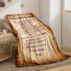 The Lord's Prayer Text DesignFlannel blanket for bedroom, living room, sofa, and nap