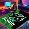 Custom Name Personalized Hannover 96 Football Print Carpet, Versatile Home Decor Rug, for Playroom, Apartment, Balcony, Entryway, Hallway Gift