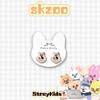Kpop Новые Skzoo Stray Kids Ли Но Хёнджин Феликс Аватар Серьги Клипсы Милые Обязательно для Kpop Фанатов Без Прокола Ушная Манжета