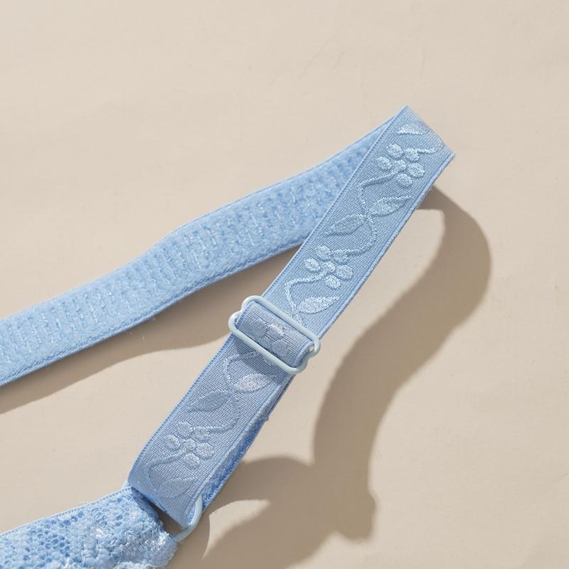 Delicate Lace Plus Size Push Up Bra Breathable Ultra-thin Lining Sponge-free Bra for Women 36-44 BC Cup Have Steel Ring