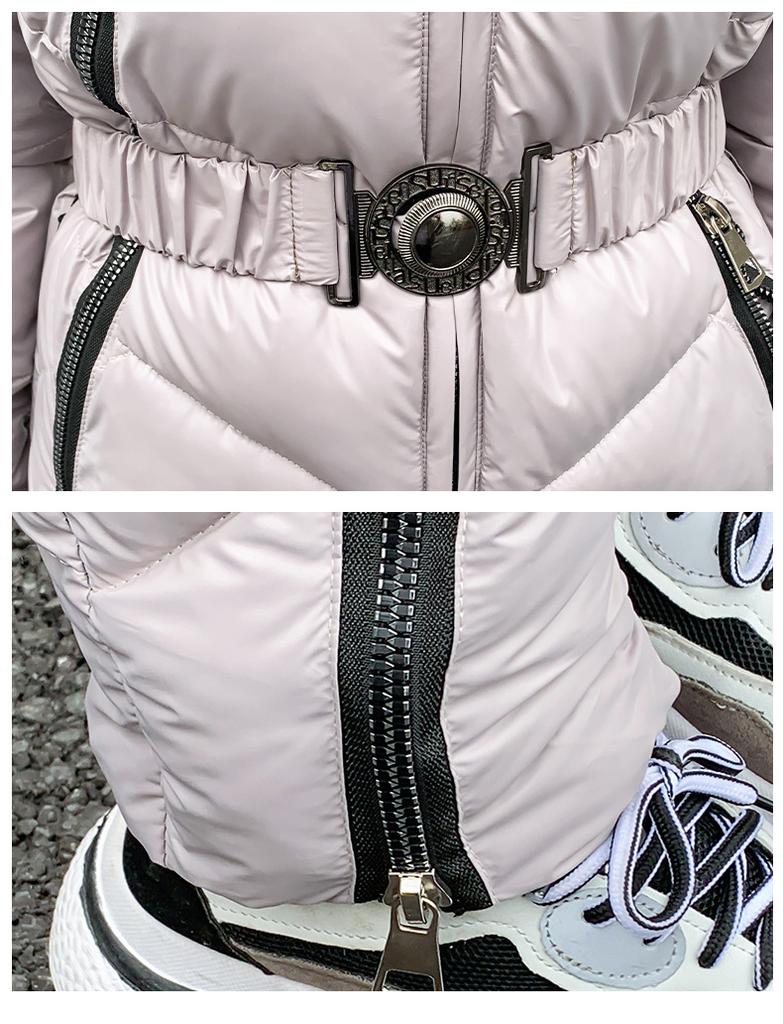 Цельная женская зимняя зимняя куртка, теплая куртка-пуховик с меховым воротником и капюшоном, костюмы для конькобежцев