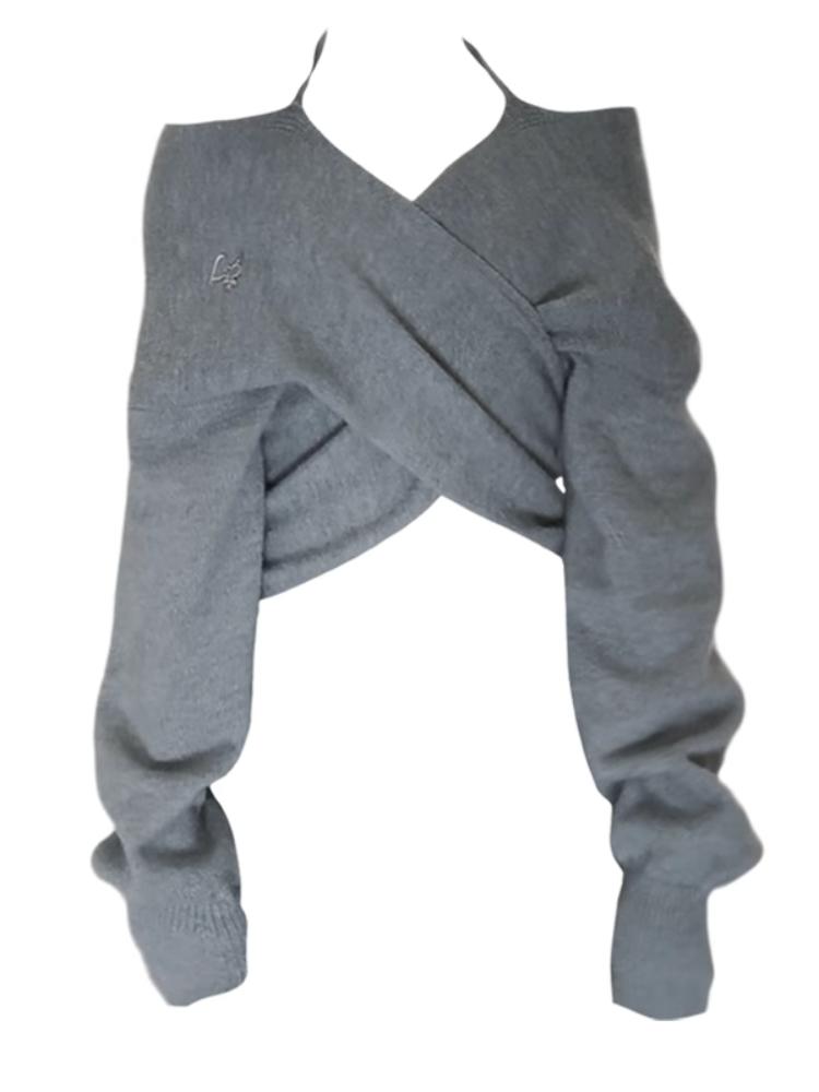 Рождественский свитер в стиле ретро, весенний сексуальный свитер Joker больших размеров для женщин, дизайнерский сладкий и пряный пуловер.