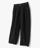 COFWI Wide One-Pleat Cotton Pocket Pants Black