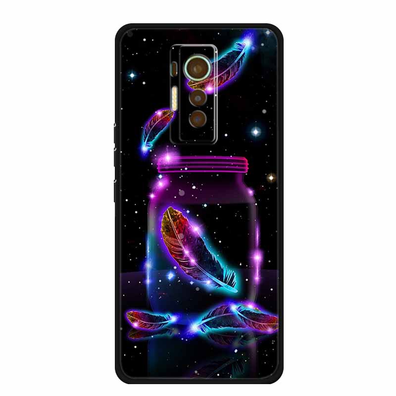 For Tecno Phantom X 2021 Case Luxury TPU Silicone Soft Cover Phone Cases for PhantomX 2021 AC8 Protection Cartoon Bumper Etui