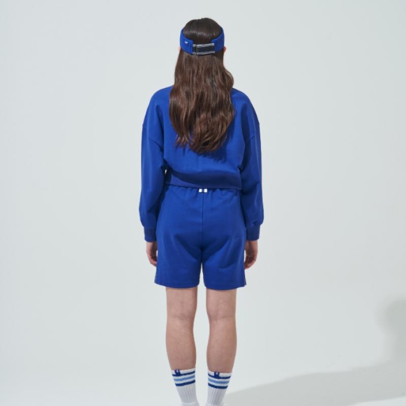 Blu Dot Oversized Half Zip Sweatshirt Bl