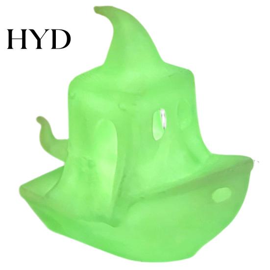 Ghost Ship Figurine 3D Printed Halloween Boat Figurine, Spooky Pumpkin Festive Holiday Decorations Statue for Party Tabletop Home Decor Themed
