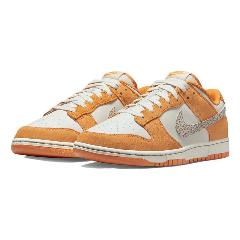 Nike Dunk Low 'Safari Swoosh Kumquat' Skate Shoes Sneakers DR0156-800
