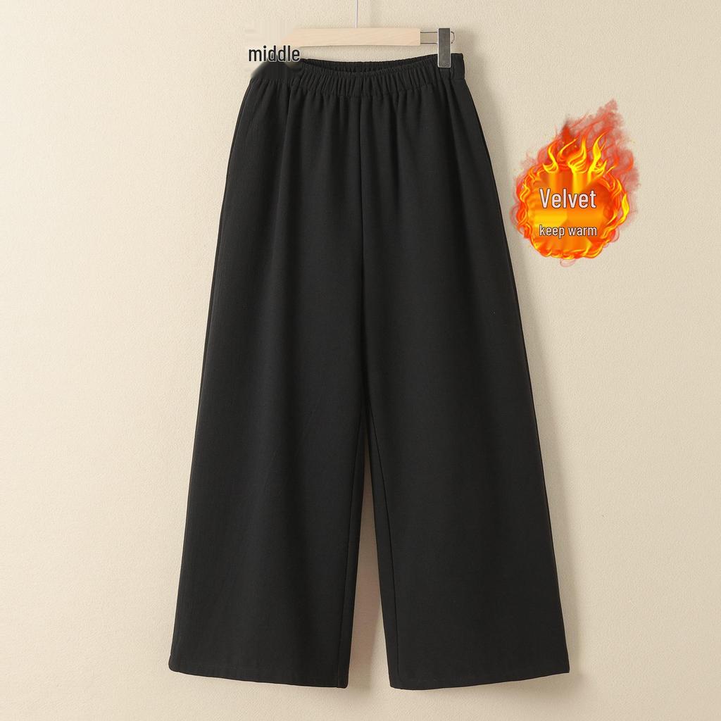 Women's Autumn/Winter Cotton Linen Hanfu: Velvet-Lined Chinese Style Long Sleeve Cardigan Monk Robe for Tea Ceremony