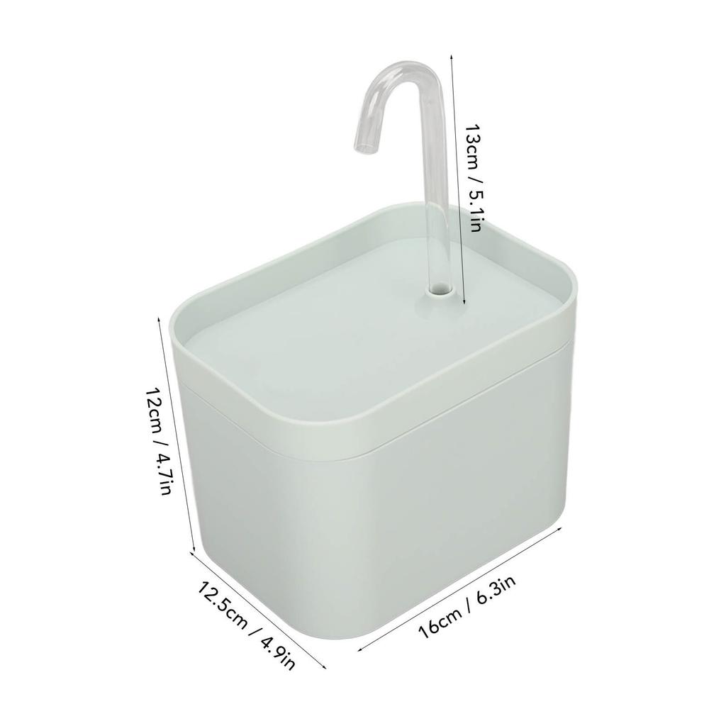 1.5L Cat Water Fountain Автоматический малошумный питьевой фонтанчик для домашних животных Диспенсер для кошек и собак