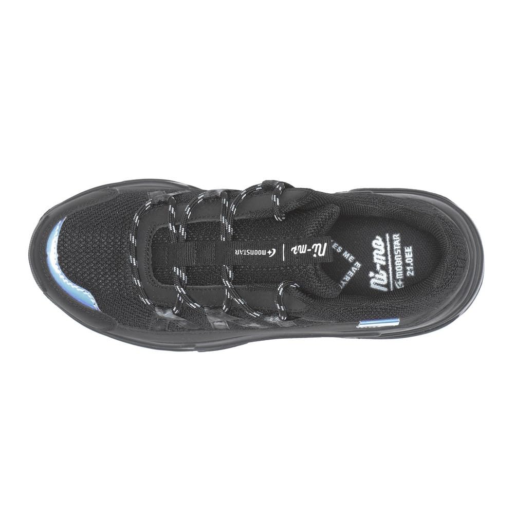 Кроссовки Moonstar NM J136 для девочек 2E, Черные, 23.5 см,