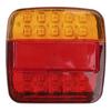 1 Pair Trailer Truck Caravan Taillight Turn Signal Indicator 26 LEDs Tail Light Number Plate Light Rear Reverse Brake Stop Lamp