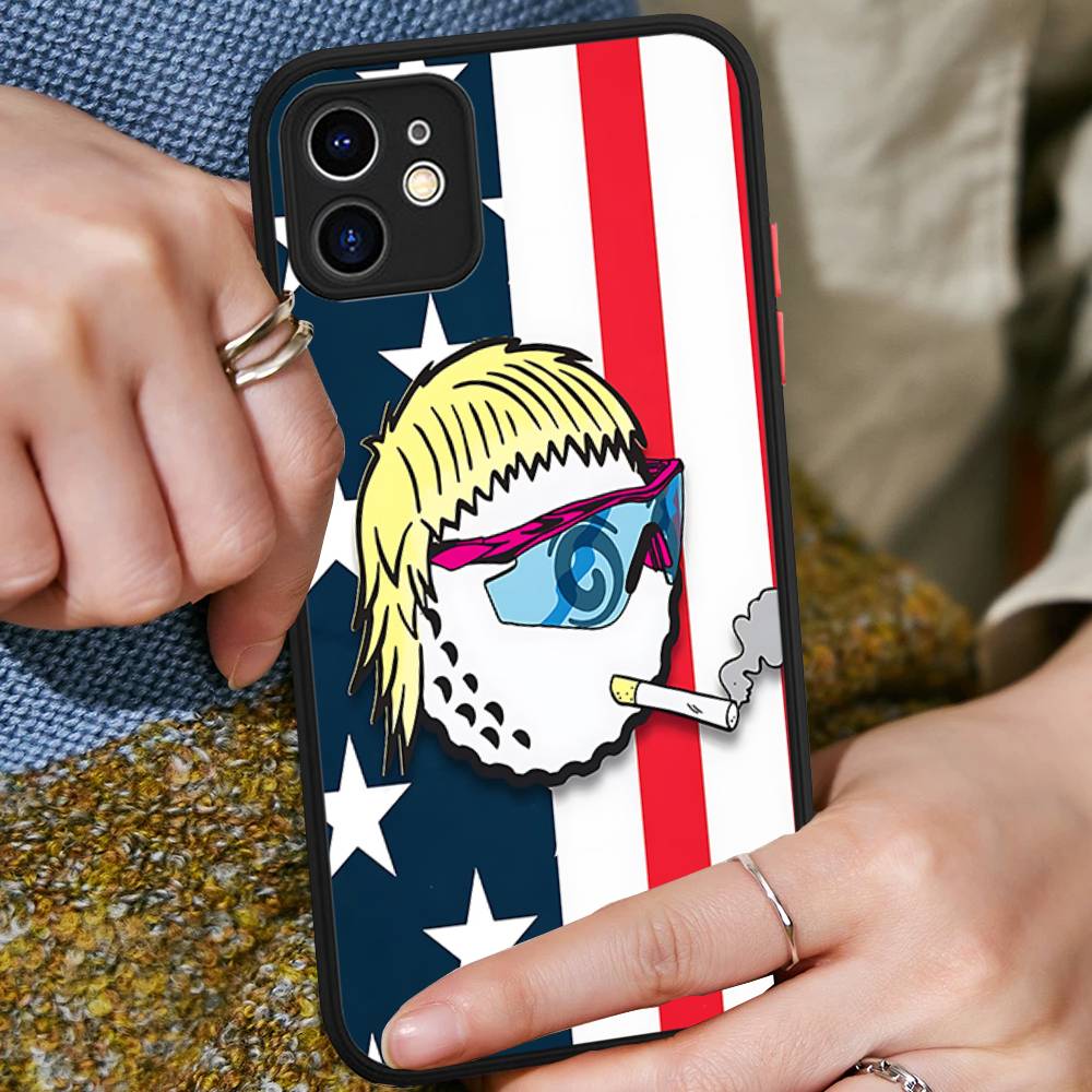 G-Golf Style Design-M-Malbons Phone Cases For IPhone 16 15 14 Plus 13 12 11 Pro Max Matte Oft Bumper Phone Cover