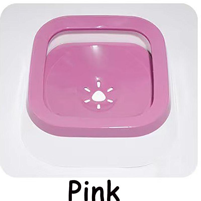 Миска для домашних животных, противобрызгивая, плавающая, не мокрая, кормушка для собак, 1 л, нескользящая, изогнутая, для собак, автомобильная, товары для животных