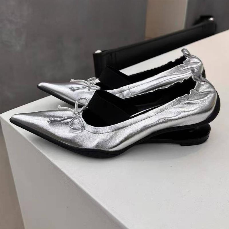 Fashion Retro Designer Mary Jane Shoes Women Strange Heel Bowknot Dress Shoes Female Ballet Style Fashion Brand High Heels Women Pumps
