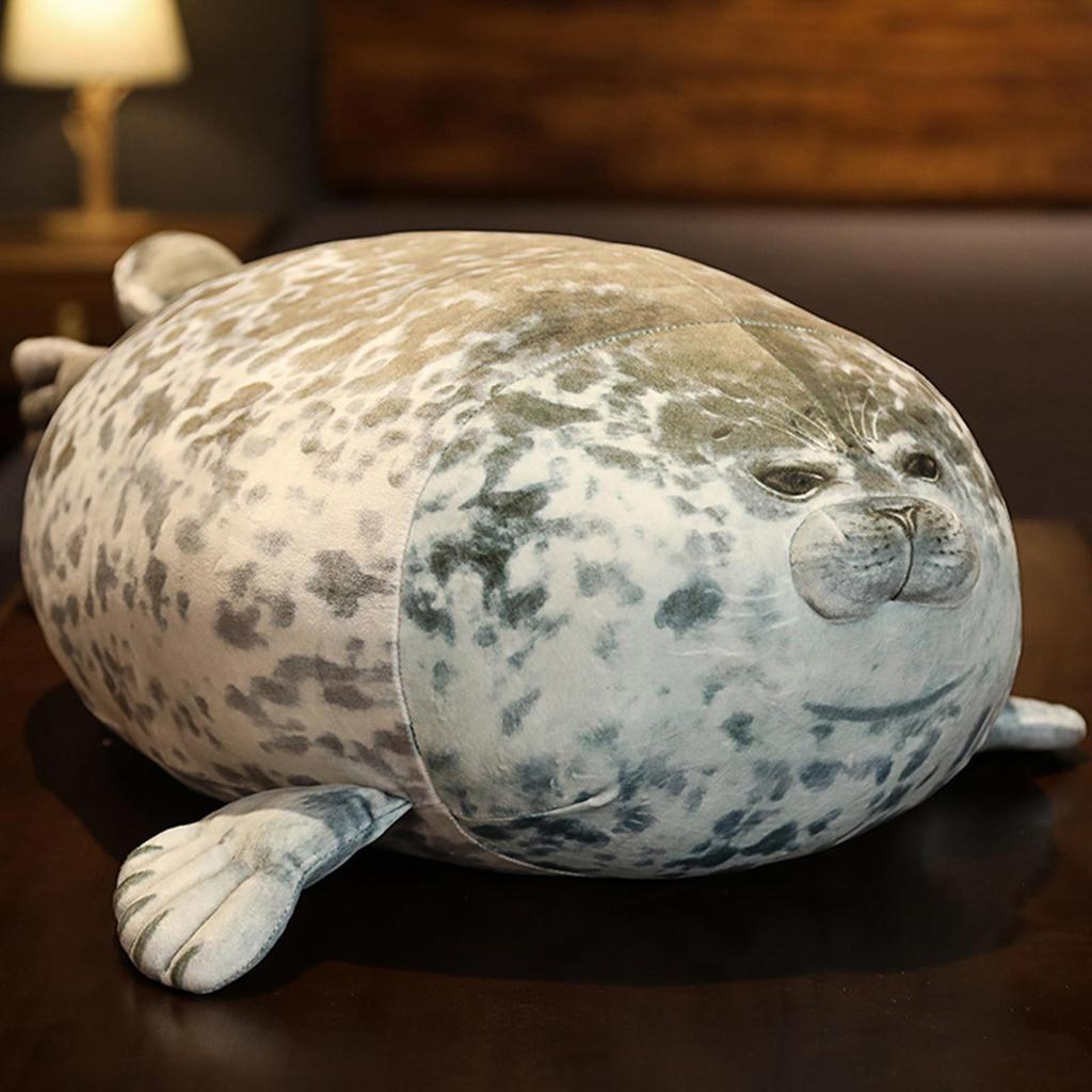 20 см Angry Blob Seal Подушка Chubby 3D Новинка Морской лев Плюшевые подарки для детей Кукла для девочек Мягкая глотка J1R2
