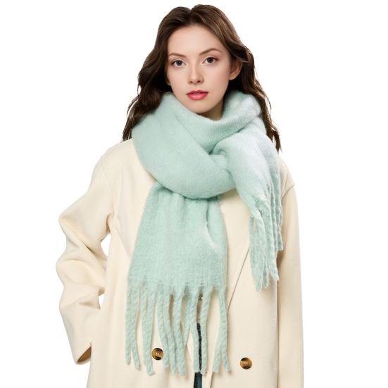 Women Scarf Extra Large Blanket Shawl Wrap Solid Color Oversized Thickened Winter Warm Shawl Wrap Cold Weather Accessory