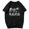 Мужская футболка REPO Игра Забавная Трендовая Попсы Y2K Графическая Индивидуальная Унисекс Топы Футболки