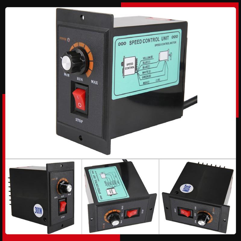 AC 220V 50/60Hz Однофазный регулятор скорости двигателя переменного тока Регулятор скорости электродвигателя