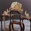 Изящный Свадебный Головной Убор с Фениксами и Кистями, Созданный для Китайских Свадеб и Традиционных Праздничных Мероприятий
