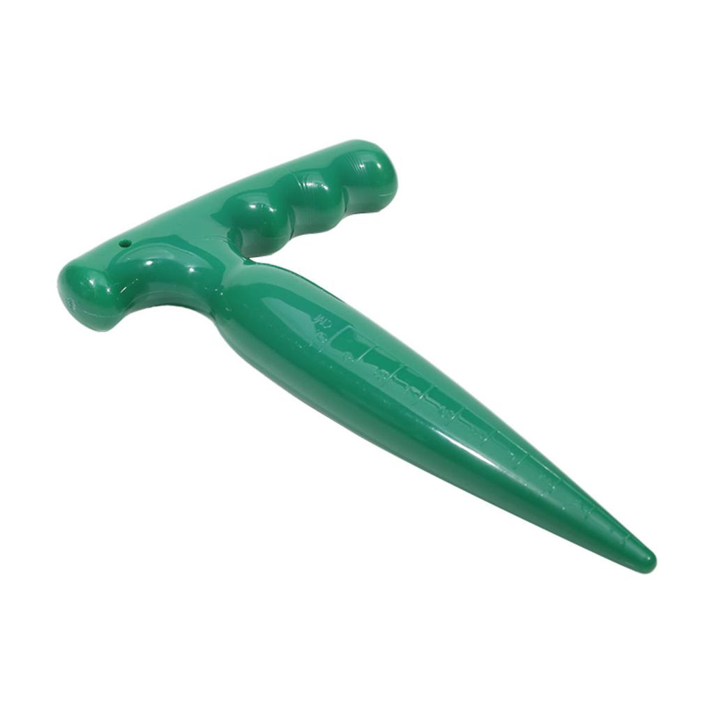 Manual Seedling Transplanting Tool Adjustable Hole Puncher with Scale Convenient Simple Home Garden Planting Sowing Machine Seed Disseminators